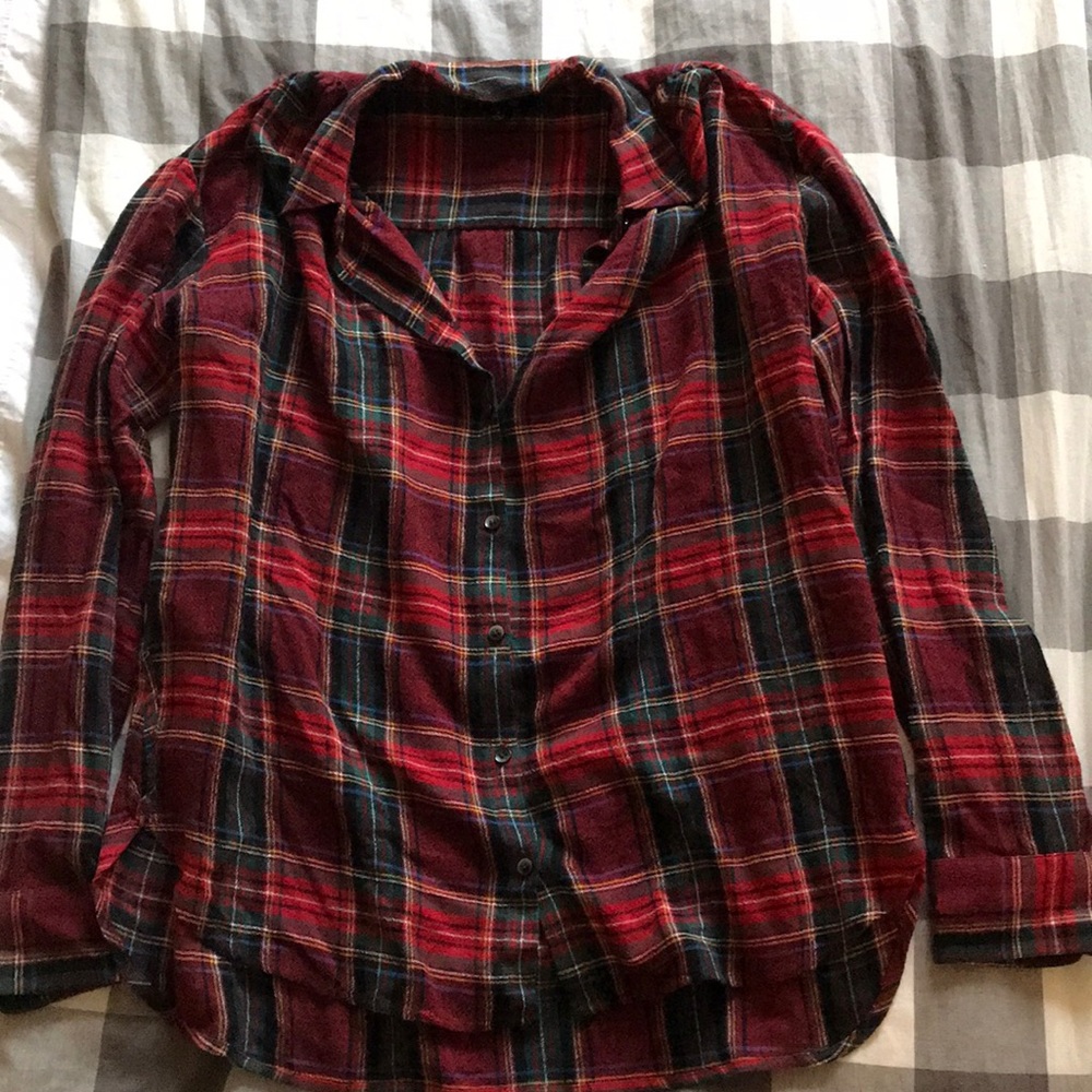 Plaid Button Down - image 1